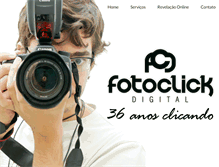 Tablet Screenshot of fotoclickdigital.com.br
